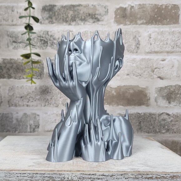 Melting Woman Planter  | Home Decor  | Unique Gift | 3D Printed - Picture 13 of 15